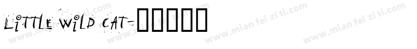 Little wild cat字体转换